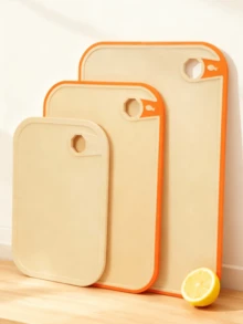 1/3PCS Plastic Cutting Board Set Thickened Cutting Board Cutting Meat Board Kitchen Preparation Board Cooked Food, Raw Food Separation Household Fruit Cutting Board Preparation Board Plastic Cutting Board, Kitchen Supplies - Multicolor - View 17