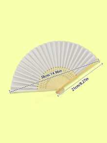 定制竹木折扇，婚礼手扇，个性化手扇，折扇，婚礼扇，多种颜色可选，可定制姓名和日期，适用于毕业典礼、婚礼、乔迁、学校用品、婚礼装饰、派对装饰、家居装饰，精致浪漫，时尚优雅，做工精良，高品质定制，必备装饰品 - 彩色 - 查看 9