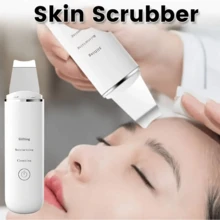 SOKANY Ultrasonic Facial Cleanser With Blackhead Removal Function, One-Touch Start, 3 Speed Settings, Compact And Portable. High-Frequency Vibration Deep Cleans Skin, 3D Head Fits Facial Contour, No Dead Angles. Unisex, Suitable For Blackhead Removal. - White - View 3