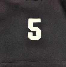 SP5DER Men/Women Hoodies Graffiti Number 5 Print Hoodie Unisex ,Y2k Streetwear Oversized Hooded Pullover Pocket Sweatshirt - 黑色 - 查看 7