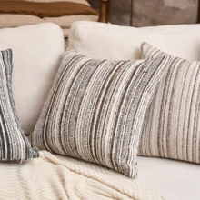 1 chiếc vỏ gối trang trí vuông sang trọng, chất liệu vải boucle, thích hợp cho ghế sofa, phòng khách, phòng ngủ, nhà nông thôn, cũng có thể dùng làm quà tặng, không kèm ruột gối. - màu be lạc đà - Xem 7