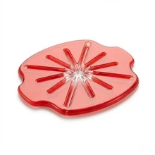 Splash Guard For 6-Wire Whip Attachment, Compatible With 4.5-5 Qt Tilt-Head Stand Mixer, Whisk Splatter Shield For Mess-Free Baking And Ingredient Recovery, Accessory (Whip Not Included) - 紅色 - 查看 4