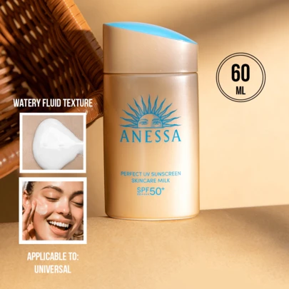 Shiseido ANESSA Perfect UV Sunscreen Skincare Milk, Full-size 60ml/ Mini-size 12ml, High Protection Against Sunburn & Aging, Ultra Refreshing & Watery Lightweight Formula, Water & Sweat Resistant, Fast-Absorbing Non-Grea, fors, for Women, for Suit, for S片, for Suit, forsable, fors Women, forsable, forsable, for Sduable, for Suncable, for Socable, for Socables, for S片, Type, Type, for SGrea, for）, Type, SType, SType,Sform, forSt, for S片, STypeers, for SType, SType, SType,G 但是G 點, STypeers, for S片,G 但是G更長） Outdoor Sports,Beauty Sunscreen, Best Gift for Her, Mother's Day, Birthday