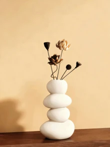 3件套树脂石花瓶，花瓶不可盛水，仅用于插放装饰性人造花，造型为幸运鹿和圣诞驯鹿，适用于客厅、餐厅、电视柜桌面装饰，可作为乔迁礼物，无需电源，也可用于家居装饰、圣诞节装饰、情人节房间装饰。 - 彩色 - 查看 13