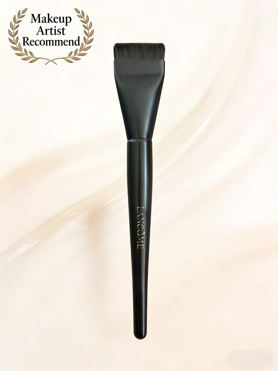 Lancôme 黑色粉底刷，平头刷，轻薄上妆，持久妆效，打造无瑕妆容 - 黑色 - 查看 1