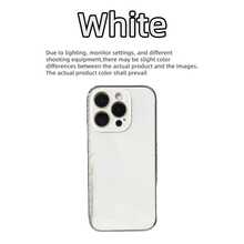 2026 New The Latest Model Features Premium Electroplated Glass Case For IPhones, Compatible With Apple Phone 17, 17 Pro, 16, 15, And 14-Cell Phones. Available In Solid Colors, Frosted Finishes, And Multiple Colors (Pink Cell, Black Cell, White Cell, Green Cell). Gifts Suitable For Winter, Christmas, Valentine's Day, And New Year's Eve, Perfect For Personal Use And As Gifts. - trắng - Xem 2