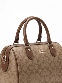 Coach Rowan 帆布手提包 - 棕色/棕褐色 - 查看 2