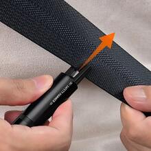 1件套汽车紧急逃生工具，包括安全带切割器、车窗破碎器和安全锤，用于紧急逃生 - A - 查看 3