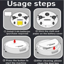 1000Pa Powerful Suction Electric Sweeping Robot, Automatic Cleaning Vacuum Cleaner For Home & Office Floors, Wet & Dry Dual-Use Floor Cleaning Machine - Multicolor - View 11
