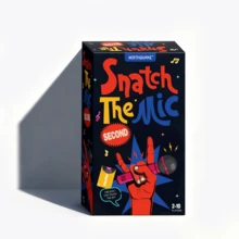 Snatch That Mic Music Card Game, 125PCS Singing Challenge Cards, 2-10 Players Fun Pass The Mic Game, Ideal For Family Karaoke Christmas Birthday Party,Game Gift!Cards Games,Party Games,Friends Games,Board Games - Nhiều màu - Xem 4