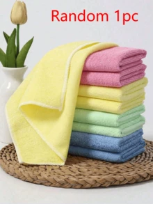 20 Rolls 20cm*20cm Double-Sided Super Absorbent Reusable Dishcloth, Kitchen Cleaning Cloth - Multicolor - View 12