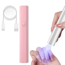 Nail Lamp Handheld UV Light For Nails, 1pc 3W Lamp Beads Nail Dryer Professional Nail Drying Lamp Gel X Lamp For Gel Nails Flash Cure Lamp For Gel Nails LED Nail Lamp Portable Mini Nail Dryer Gel Polish Nail Glue Gel USB Flashlight Home DIY Manicure Nail Art Tools Best Gift For Girls - Nail lamp pen - View 13