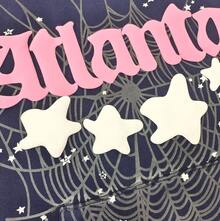 Sp5der Atlanta Printed Hoodie | Authentic Soft Fleece Premium Heavyweight Outerwear| Unisex For Both Men And Women | Casual Daily Layering Streetwear Outerwear - Màu xanh hải quân - Xem 4