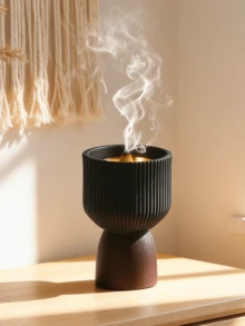 1个极简双色树脂香薰扩散器，适用于客厅、家庭办公室，为现代家居装饰和香薰角落增添优雅宁静的氛围。可用于家居装饰、办公室、节日和瑜伽空间。也适合作为客厅装饰、返校礼物、毕业礼物、纪念品、情人节礼物、女士礼物和结婚礼物。 - 彩色 - 查看 7