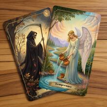 一盒复古文艺复兴时期塔罗牌，78张韦特-莱德塔罗牌，附说明书，精装礼盒。400克厚纸，灵性疗愈塔罗牌套装，塔罗牌，神谕卡。 - 塔羅牌 - 查看 10