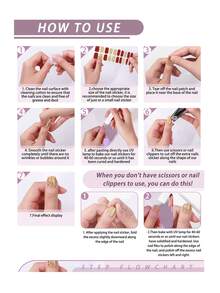 20Pcs Semi-Cured Gel Nail Stickers, Burgundy UV Gel Nail Stickers, Salon-Quality, Requires Use With UV Lamp Suitable For Women's Home DIY Nail Care. Nails Nail Supplies - Burgundy - View 7