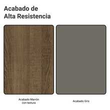 Alacena Gabinete Superior Cocina Madesa Vik 94cm MG - Marrón y Gris - Ver 11