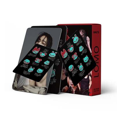 200pcs SKZ Muscle Photo Cards | LOMO Mini Cards, S/K*ZOO Fan Support Cards, Ideal For Fan Album Display, Albums And Fan Merchandise | Vibrant Card Design LOMOCARD Series, Music Lovers, K-Pop Fan Birthday And Christmas Gifts