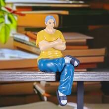 Mô hình nhân vật hành động Sakamoto trong anime, tượng trang trí bàn làm việc, quà tặng nhỏ sưu tầm, thích hợp cho Halloween, Giáng sinh. - Nhiều màu - Xem 2