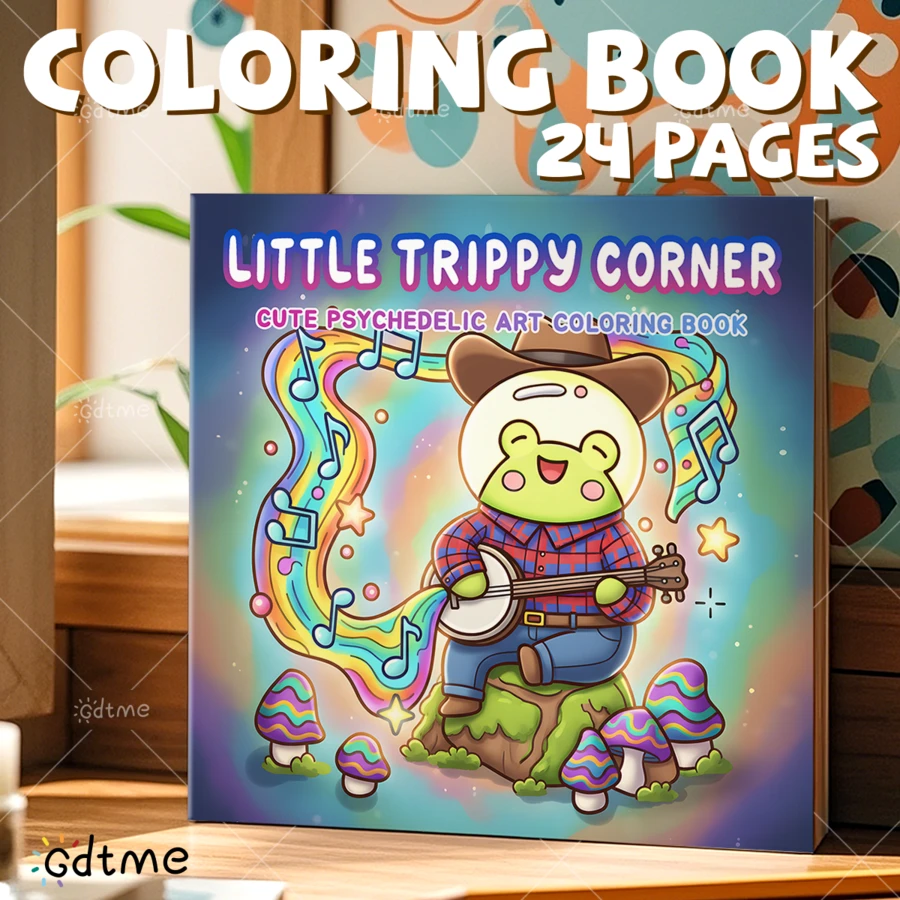 GDTME Cute Corner Art: Sách tô màu đơn giản và nổi bật dành cho người lớn và thanh thiếu niên, hoàn hảo làm quà tặng Lễ Phục Sinh, Ngày của Mẹ, Ngày của Cha, mùa cưới và sinh nhật. Những họa tiết đáng yêu giúp giảm căng thẳng, tuyệt vời cho những người bạn thích tô màu và không khí tựu trường (Sách tô màu thư giãn). Quà tặng cho mẹ, K-Pop, Trường học, Sách tô màu, Văn phòng phẩm, Quà tặng Lễ Phục Sinh, Trang trí phòng, Đồ dùng học tập, Đồ dùng văn phòng, Quà tặng, Đồ nhét túi quà, Đồ chơi, Đồ dùng tiệc tốt nghiệp 2026. - Góc nhỏ ảo giác - Xem 1