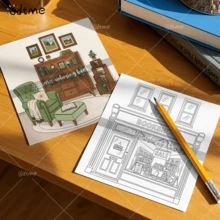 GDTME Thư giãn & Thả lỏng: Sách tô màu đơn giản và nổi bật dành cho người lớn và thanh thiếu niên, món quà hoàn hảo cho Lễ Phục Sinh, Ngày của Mẹ, Ngày của Cha, mùa cưới và sinh nhật. Những họa tiết đáng yêu giúp giảm căng thẳng, rất phù hợp cho những người bạn thích tô màu và không khí tựu trường (Tô màu thư giãn). Quà tặng cho mẹ, K-Pop, Trường học, Sách tô màu, Văn phòng phẩm, Quà tặng Lễ Phục Sinh, Trang trí phòng, Đồ dùng học tập, Đồ dùng văn phòng, Quà tặng, Đồ nhét túi quà, Đồ chơi, Đồ dùng tiệc tốt nghiệp năm 2026 - Thư giãn và giảm căng thẳng - Xem 6