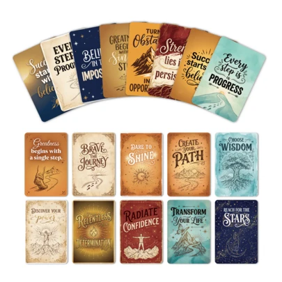 18Pcs Mindful Moments Card Deck - Step-By-Step Guides For Box Breathing, Body Scan, Grounding Techniques & More To Find Calm, Inspirational Cards