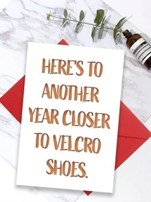 1 Card, Fun Birthday Card For Men And Women, Happy Birthday Card For Men, Parent And Wife Birthday Card, 50, 60, 70, 80 Years Old, Small Business Supplies, Thank You Card, Birthday Gift, Card, Unusual Items, Gift Card, Suitable For Birthday Cards And Blessings For Family, Partners, Friends, Colleagues (Comes With Random Color Style Envelopes) - Multicolor - View 8