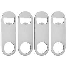 1/2pcs Stainless Steel Bottle Opener, Beer Bottle Opener, Creative Household Soda Beverage Opener - Multicolor - View 10
