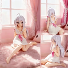 1个动漫人物睡姿雕像，动漫模型手办收藏品，适合女孩游戏角色桌面展示，优质家居装饰 - 彩色 - 查看 7