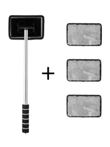 Windshield Cleaning Tools - Ultra-Fine Microfiber Cloth Car Glass Cleaning Brush - Detachable Handle, Car Windshield Squeegee, Interior Accessories, Car Cleaning Kit, Car Glass Cleaner, Windshield Cleaner. Auto Parts, Auto Accessories, Car Essentials, Automotive Supplies - Multicolor - View 12