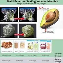 1台多功能自动食品真空封口机，无线充电式，高效双色真空封口机，带数字显示屏，可密封零食袋，外部吸气和充气，多种食品保鲜功能，延长保鲜期，小巧易用，是餐厅、厨房、户外野餐、健身器材保鲜、家庭厨师和厨房爱好者的理想之选。 - 彩色 - 查看 6