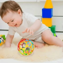 Best Newborn Gift: Soft Grip Ball Rattle - Sensory Development Toy, Enhances Hand Grasping Ability - Multicolor - View 10