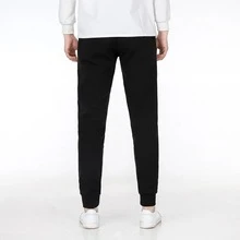 Quần thể thao chạy bộ dáng rộng adidas, chất liệu dệt kim, dành cho nam, màu đen. - màu đen - Xem 4