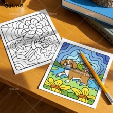 GDTME Cute Corner Art: Sách tô màu đơn giản và nổi bật dành cho người lớn và thanh thiếu niên, hoàn hảo làm quà tặng Lễ Phục Sinh, Ngày của Mẹ, Ngày của Cha, mùa cưới và sinh nhật. Những họa tiết đáng yêu giúp giảm căng thẳng, tuyệt vời cho những người bạn thích tô màu và không khí tựu trường (Sách tô màu thư giãn). Quà tặng cho mẹ, K-Pop, Trường học, Sách tô màu, Văn phòng phẩm, Quà tặng Lễ Phục Sinh, Trang trí phòng, Đồ dùng học tập, Đồ dùng văn phòng, Quà tặng, Đồ nhét túi quà, Đồ chơi, Đồ dùng tiệc tốt nghiệp 2026. - Góc nhỏ ảo giác - Xem 6