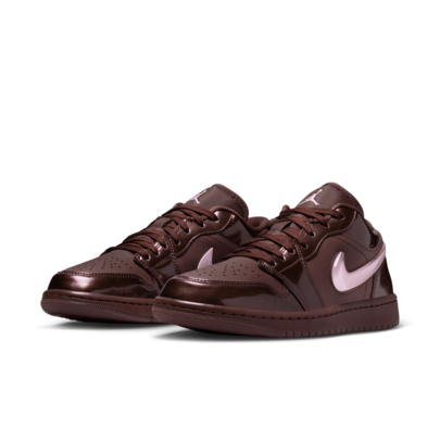 Jordan Air 1 SE 舒適柔軟 低筒 復古籃球鞋 男女同款 棕色 IQ9787-262