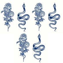 6pcs/Set Temporary Tattoo Stickers, Waterproof Couple Arm Tattoo Stickers - Multicolor - View 3