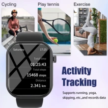 Smartwatch, llamada inalámbrica/marcación, modo multideportivo, recordatorio y rechazo de llamadas, recordatorio de información, recordatorio de SMS, para iPhone/Android - Multicolor - Ver 6