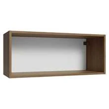 Gabinete Superior de Cocina Madesa Vik 80cm 1 Puerta MV - Marrón y Verde - Ver 8