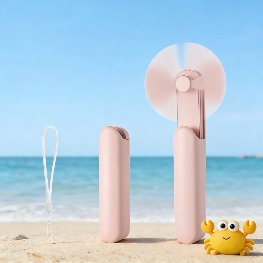 1个1200mAh手持小风扇高速小型气炮USB充电便携式小型桌面电风扇涡轮大风力可折叠移动电源USB促销公司活动实用奖品展览定制创意礼品 - 1pcs 1200mah - 查看 1