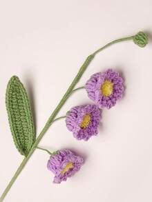 1朵钩编铃兰花，钩编花朵，感恩节礼物，圣诞节礼物，客厅卧室装饰，情人节礼物，教师节礼物，送给她的礼物 - 鈴蘭花 - 查看 9