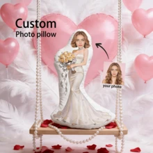 1 Customized Pillow, Personalized Pillow, Customized Picture Pad, Customized Face Doll, Personalized Spouse Doll, Customized Image Pad, Birthday Gift, Wedding Gift, Valentine's Day Gift, Family Gift, Couple Gift, Perfect Christmas Gift - 2 - View 3