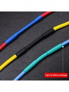 164/328/560pcs 2:1 Heat Shrink Tubing, Eventronic Wire Cable Wrap Kit Electrical Insulation Heat Shrink Sleeve Set (5 Colors/12 Sizes), Black, Red, Blue, Yellow, Green - Cable Sleeve - View 3