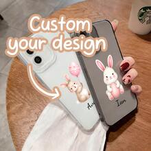 Customized Easter Name Phone Case, Customized Name Phone Case, Apple 12/13/14/15/16 Pro Plus Max And Galaxy Series, Perfect For Daily Gifts And Holidays, Romantic Easter Gifts - Multicolor - View 1