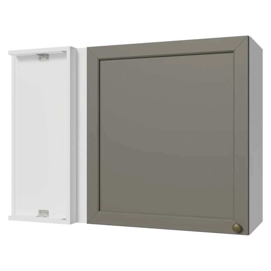 Alacena Gabinete Superior Cocina Madesa Vik 94cm BG - Blanco y Gris - Ver 1