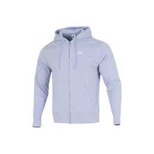 Nike Club 拉鍊開襟衫法式長袖連帽外套衛衣 男款 淺藍 - 淺藍 - 查看 14