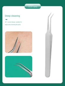 3件套不锈钢黑头去除工具套装，可自行挤压粉刺、黑头粉刺、痘痘，并可快速去除痘痘。 - 多色 - 查看 4