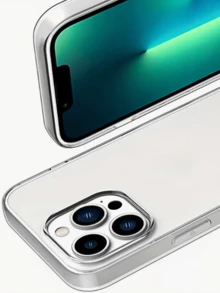 Premium Ultra-Thin Soft TPU Protective Case With Clear Back Compatible With Apple - Clear - View 4