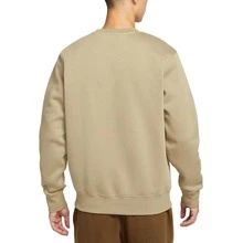 Nike Swoosh 透氣圓領套頭長袖衛衣 男款 卡其色 - 卡其色 - 查看 2