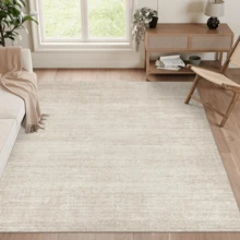 Washable Rugs 8x10 - Stain Resistant 8x10 Area Rugs For Living Room, Non Slip Backing Printed Large Area Rugs For Bedroom, Folable Machine Washable Area Rug (8'x10', Beige) - 彩色 - 查看 11