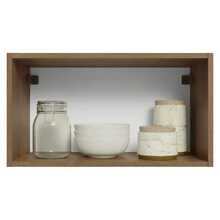 Alacena Gabinete Superior Cocina Madesa Vik 60cm MV 01 - Marrón y Verde - Ver 4